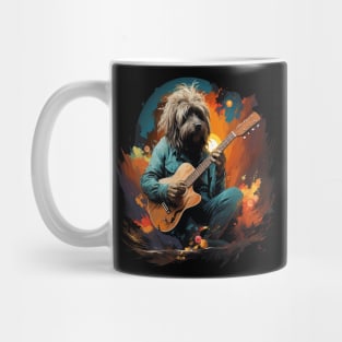 Komondor Playing Guitar Mug